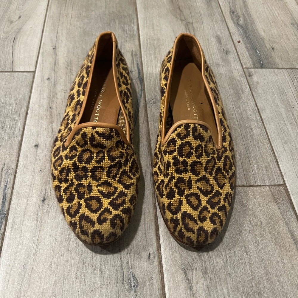 Stubbs & Wootton women’s needlepoint slippers